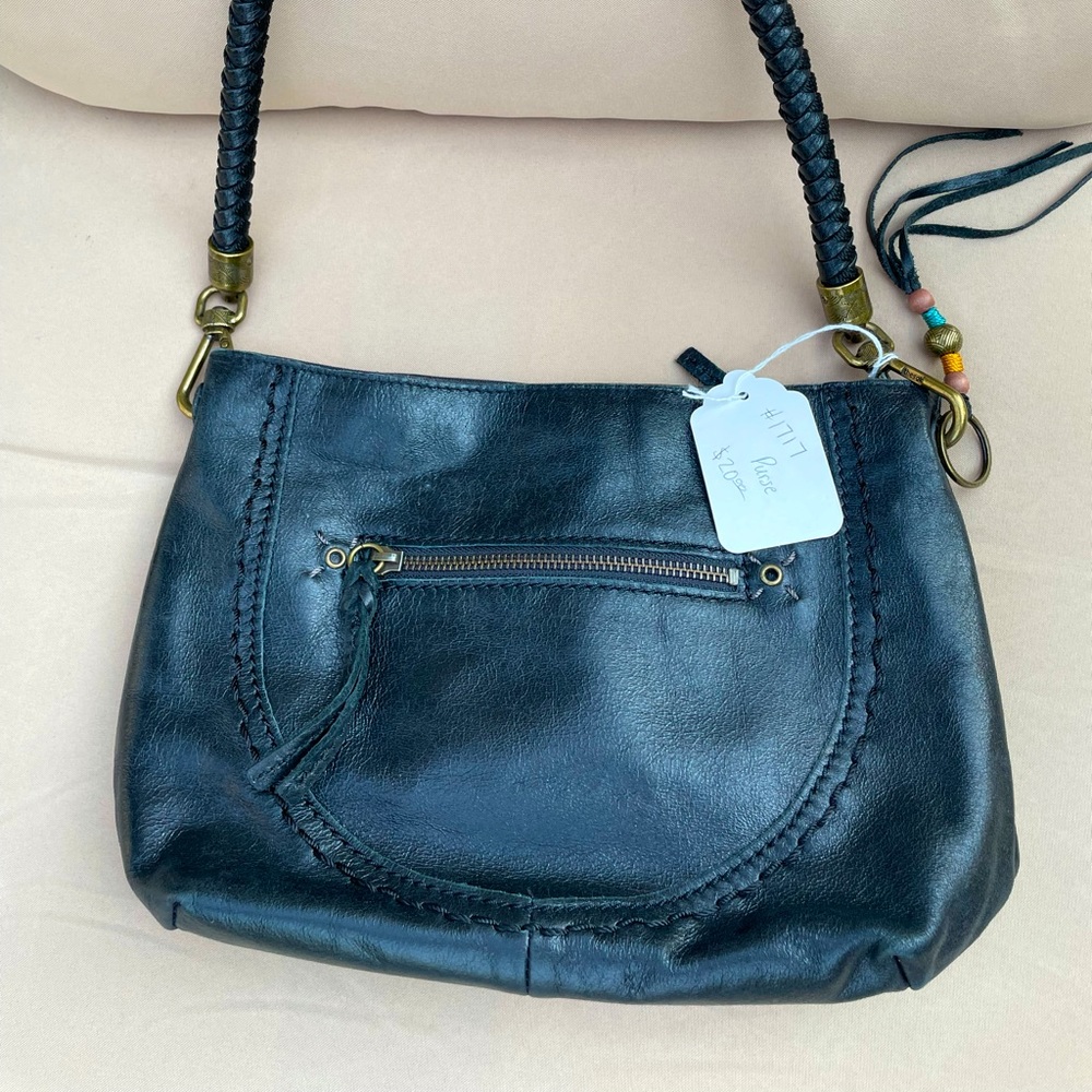 Women’s hand bag, black, boho